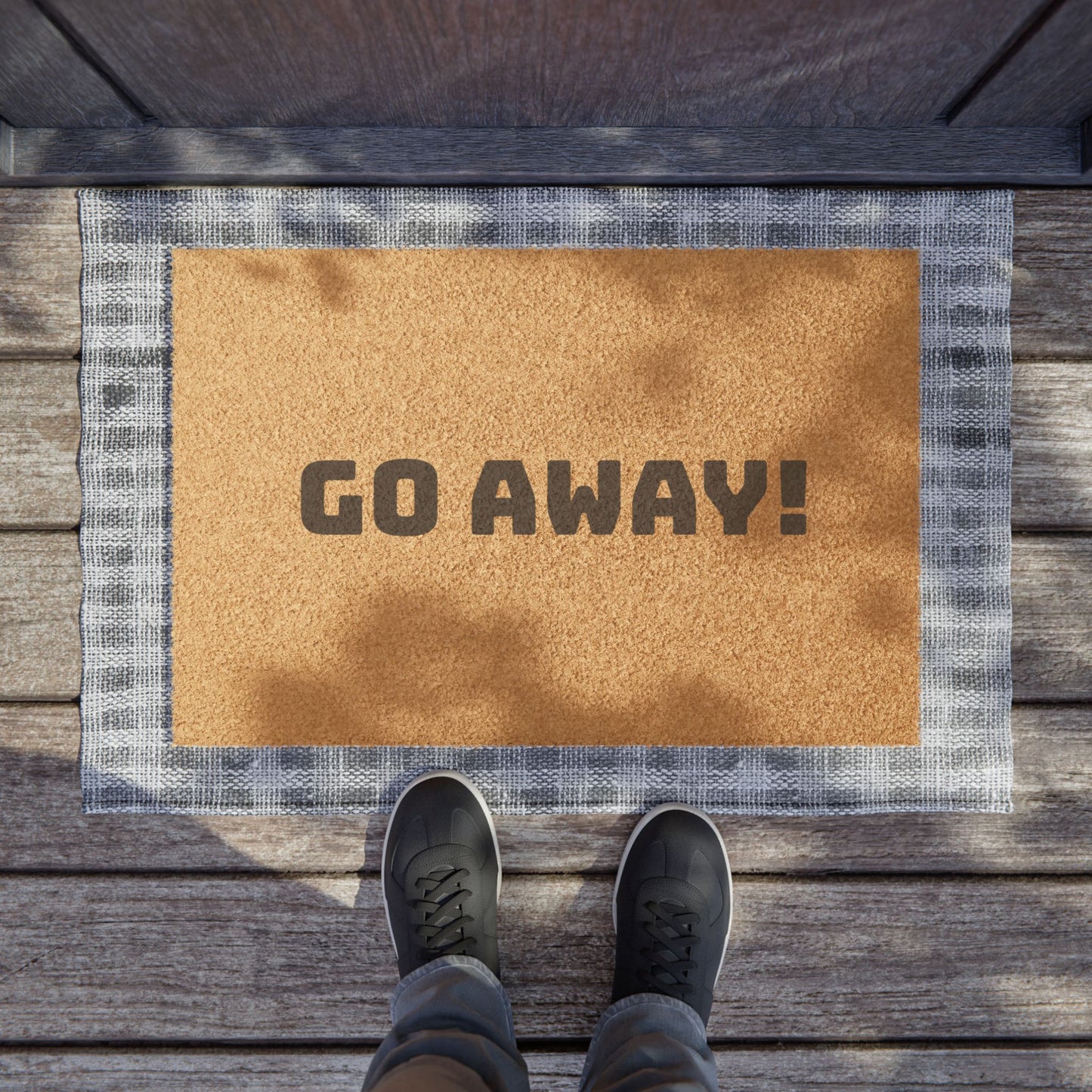 Go Away Doormat